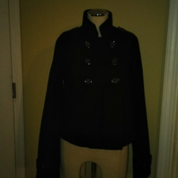 FRENCHI CROPPED BLACK JACKET - Picture 1 of 5